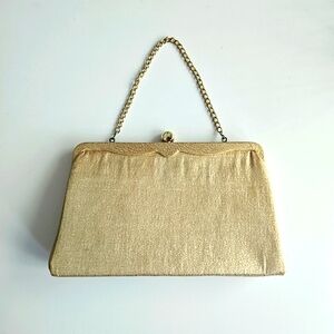Vintage Admiral Gold Handbag Clutch